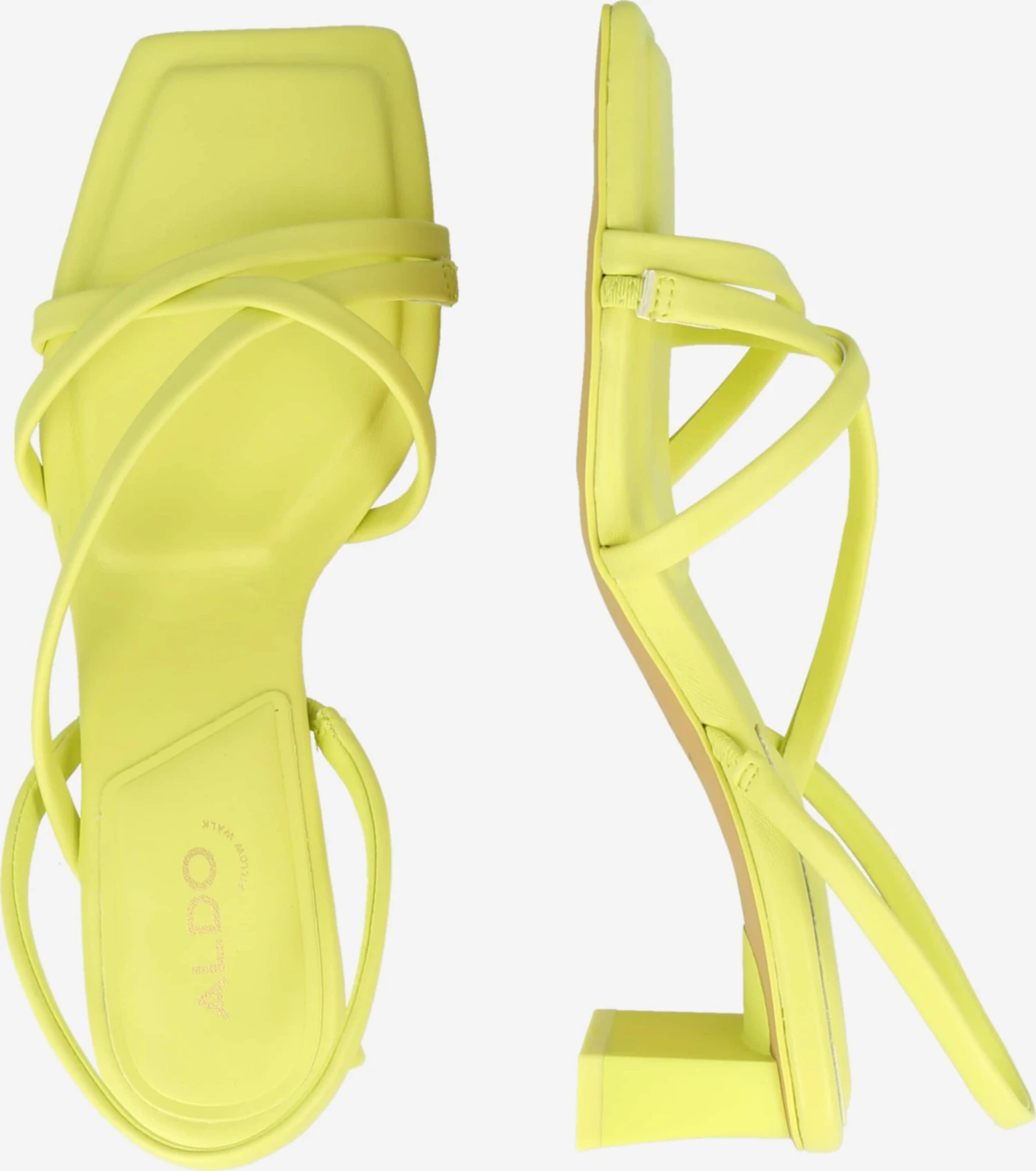 Aldo Schoenen Muiltjes MINIMA Dames Geel 4 Aldo Schoenen Muiltjes MINIMA Dames Geel - Afbeelding 2