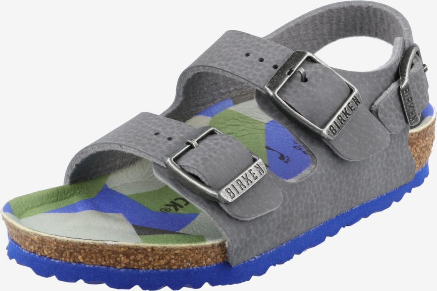 Birkenstock Sandalen Open Schoenen Milano Kinderen Donkergrijs 3 Birkenstock Sandalen Open Schoenen Milano Kinderen Donkergrijs