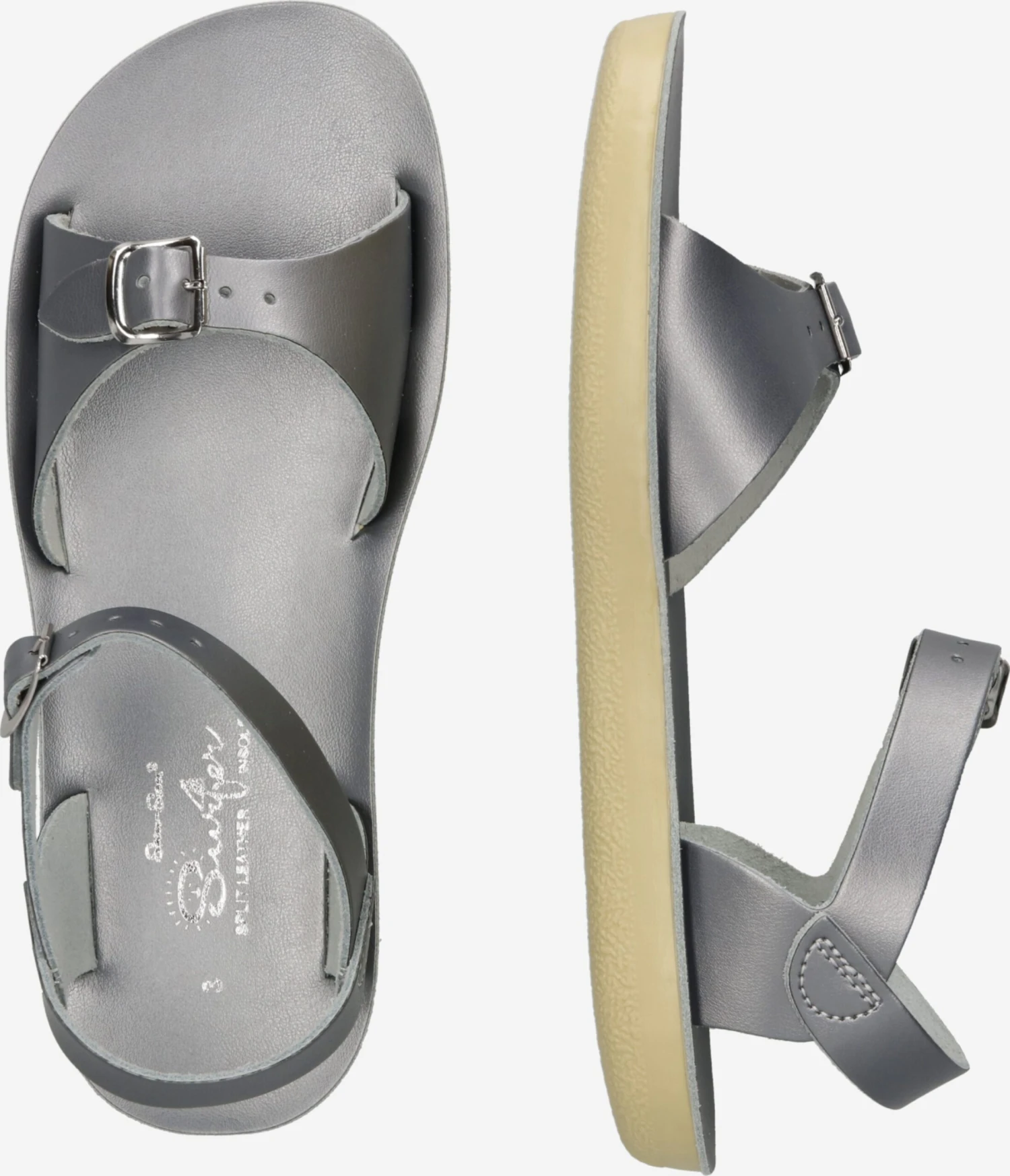 Schoenen Sandalen Kinderen Basaltgrijs 4 Schoenen Sandalen Kinderen Basaltgrijs - Afbeelding 2