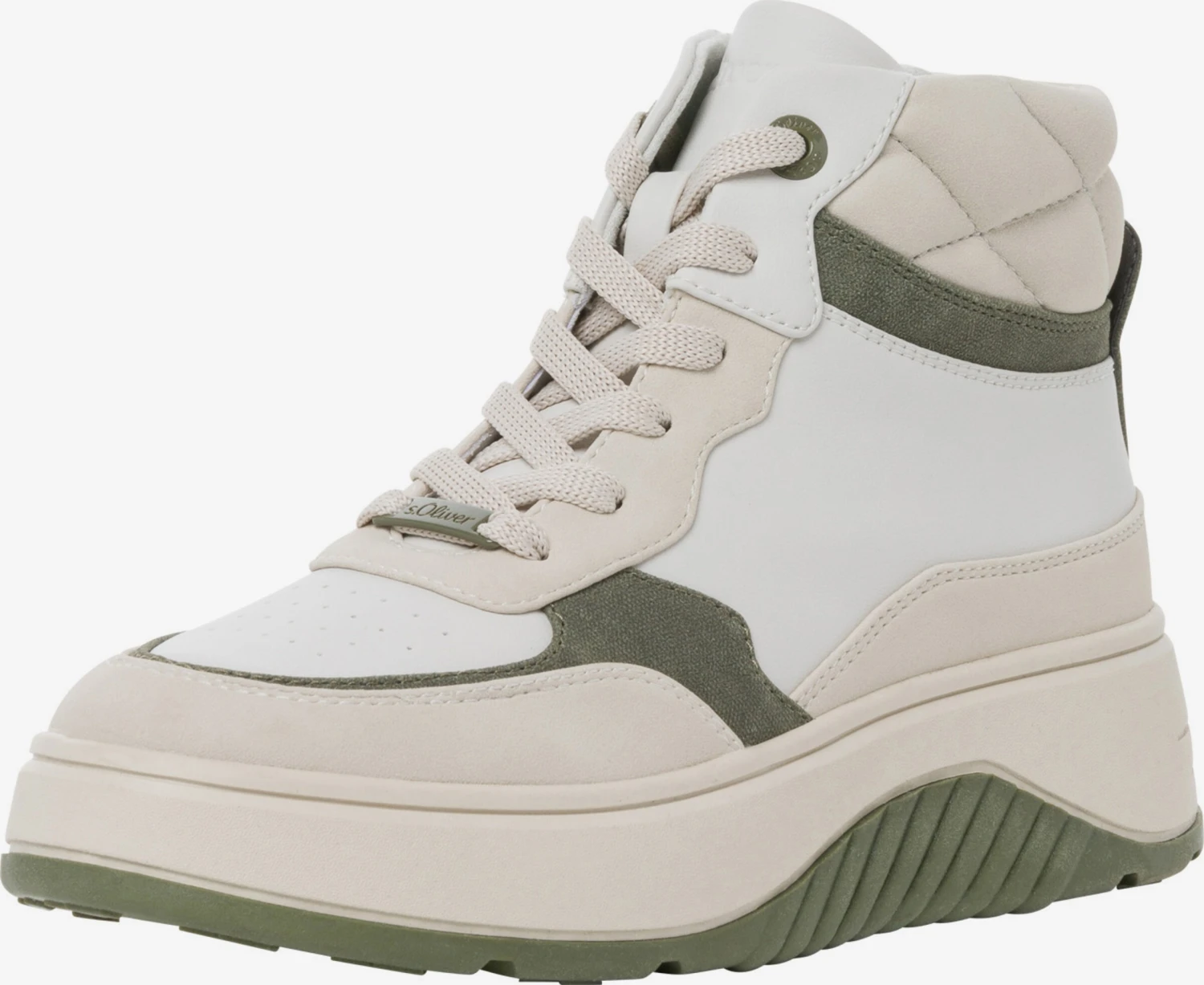 S.Oliver Hoge Sneakers Sneakers Hoog Dames Crème / Wit 3 S.Oliver Hoge Sneakers Sneakers Hoog Dames Crème / Wit