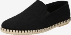 Shepherd Lage Schoenen Espadrilles Jan Heren Zwart