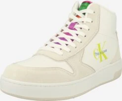 Calvin Klein Jeans Hoge Sneakers Sneakers Hoog PRIDE Heren Wit / Offwhite