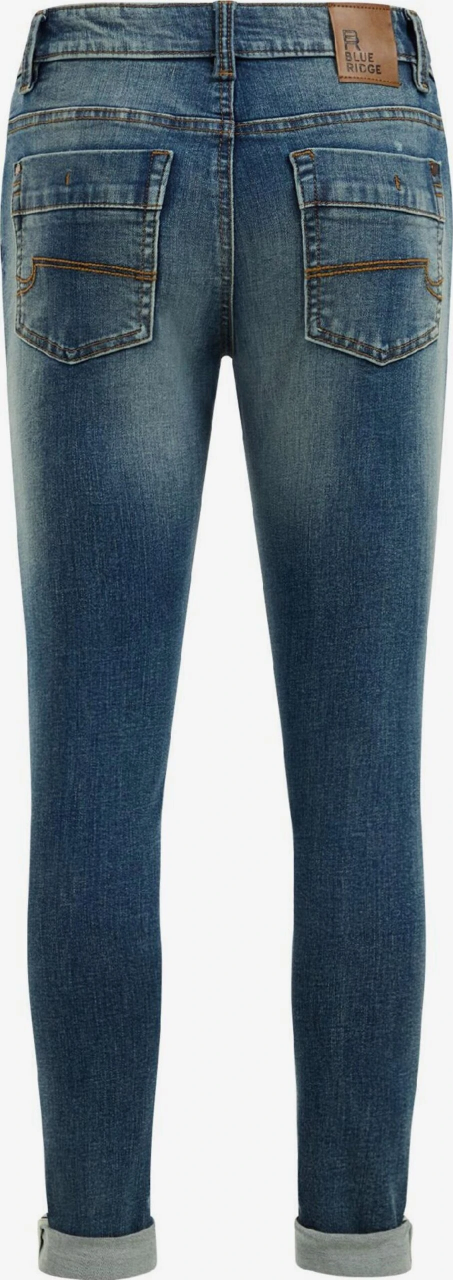 WE FASHION Jeans Slimfit Jeans Kinderen Blauw 4 WE FASHION Jeans Slimfit Jeans Kinderen Blauw - Afbeelding 2