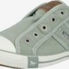 Mustang Slip-on Sneakers Slip-on Dames Pastelgroen