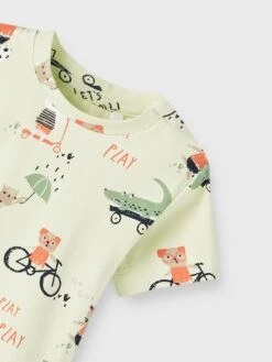 NAME IT Bodys Rompertje/body Foris Kinderen Lichtblauw / Lichtgroen / Wolwit -Hummel Winkel a7c320fcc5020ba787aa52a776f4662b