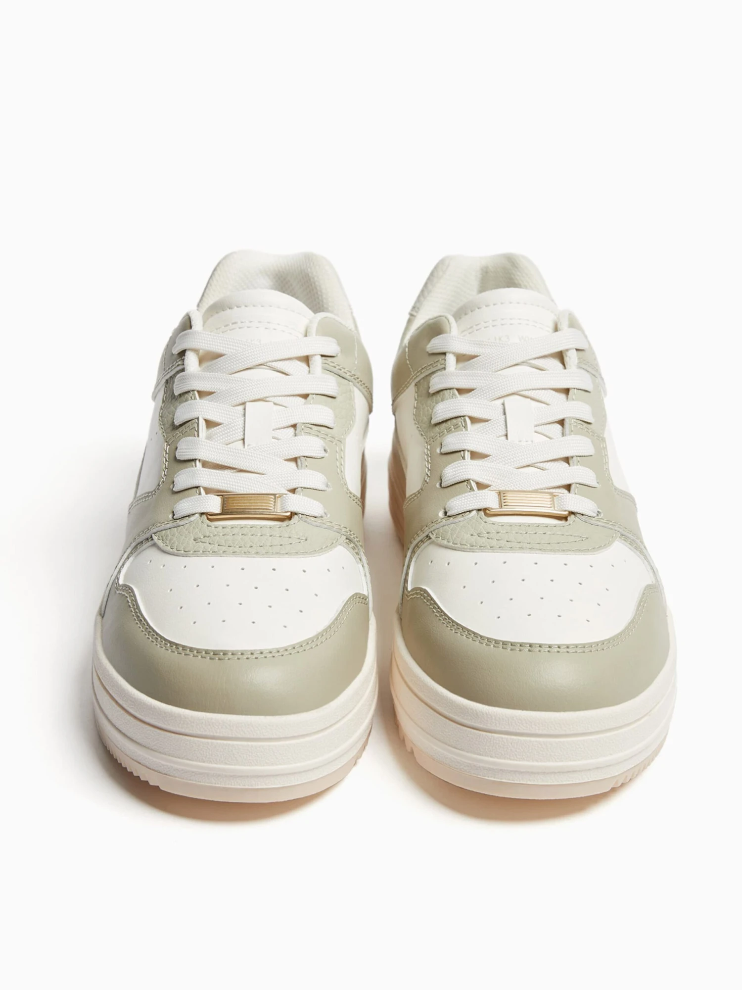 BERSHKA Casual Sneakers Sneakers Laag Heren Crème 9 BERSHKA Casual Sneakers Sneakers Laag Heren Crème - Afbeelding 7