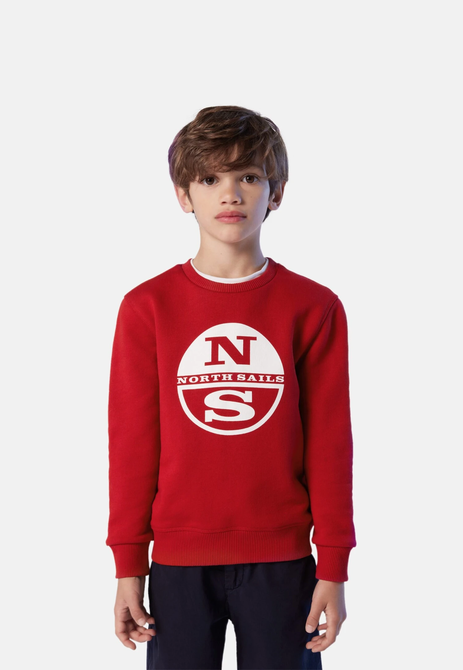 North Sails Sweatwear Sweatshirt Kinderen Rood 4 North Sails Sweatwear Sweatshirt Kinderen Rood - Afbeelding 2