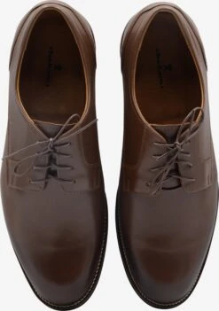 Nette Schoenen Veterschoen Heren Donkerbruin -Hummel Winkel a9dd25dec652e926faae9c2674b28aa2