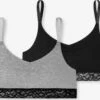 Schiesser Ondergoed Bustier BH Kinderen Grijs Gemêleerd / Zwart -Hummel Winkel aae129952168d2b29dbfab90f106ad96