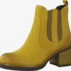 Marco Tozzi Enkellaarsjes Chelsea Boots Dames Safraan -Hummel Winkel abd5bc87c29e52675cdb2eb02d66f559