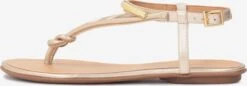 Kazar Slippers Teenslipper Dames Goud