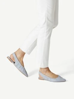 Tamaris Ballerinas Met Bandjes Ballerina Met Riempjes Dames Smoky Blue -Hummel Winkel ae90d228511283d030c099a2bb49d73b