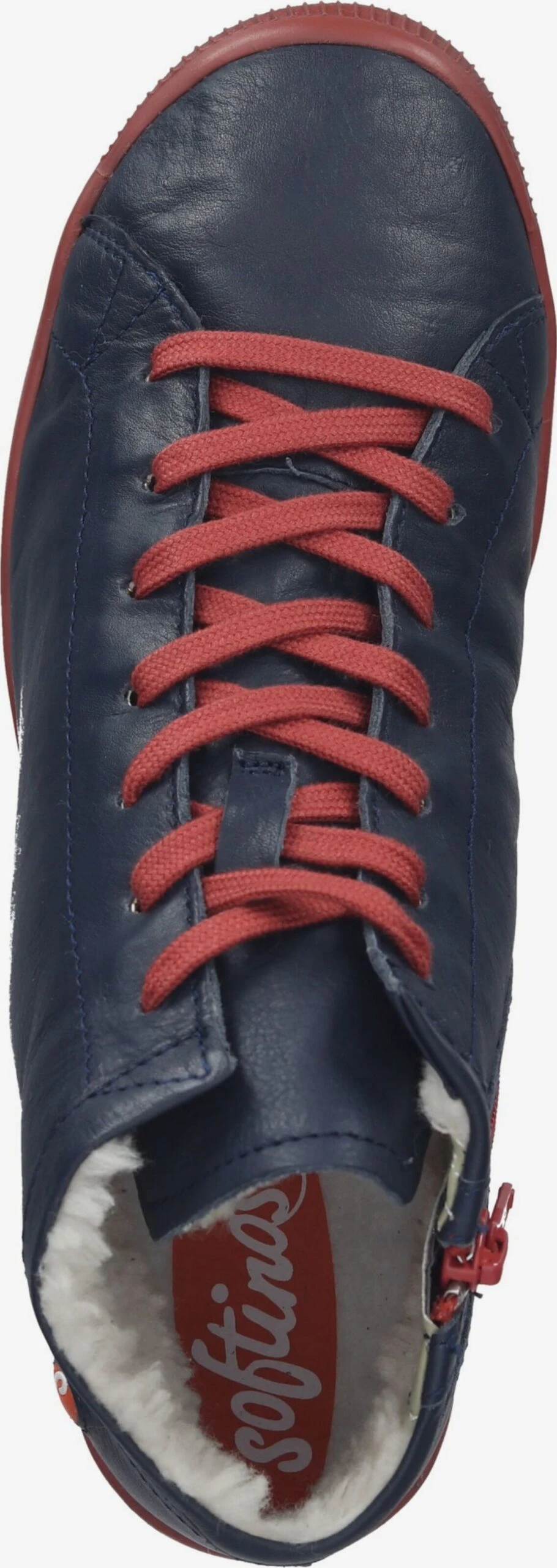 Enkellaarsjes Veterlaarsjes Dames Navy 8 Enkellaarsjes Veterlaarsjes Dames Navy - Afbeelding 6