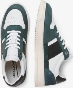 Jack & Jones Casual Sneakers Sneakers Laag Basket Heren Donkergroen / Wit -Hummel Winkel aeeacf6535d4cf967680bce6e8c22741