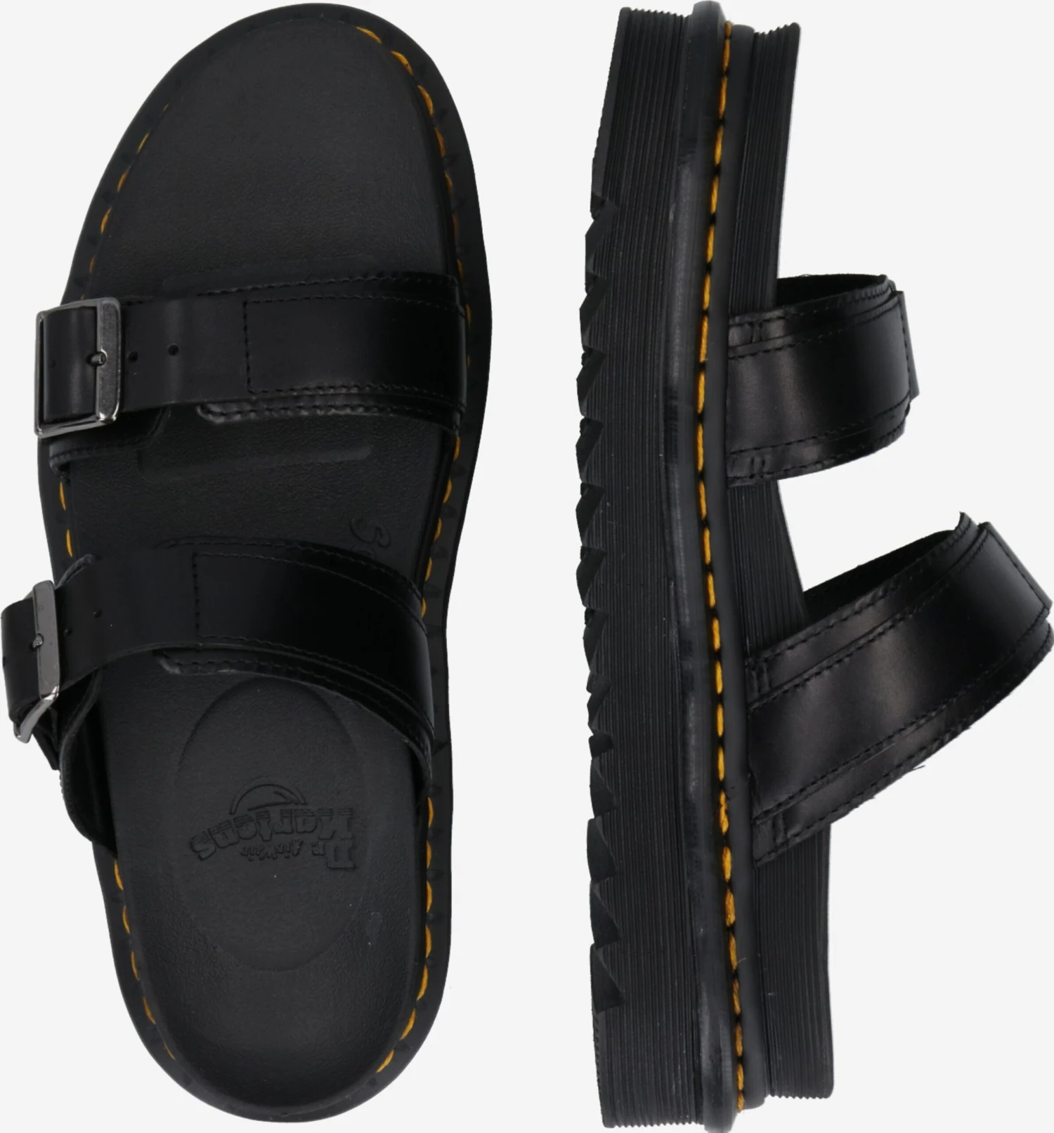 Dr. Martens Sandalen & Pantoffels Sandalen Myles Heren Zwart 4 Dr. Martens Sandalen & Pantoffels Sandalen Myles Heren Zwart - Afbeelding 2