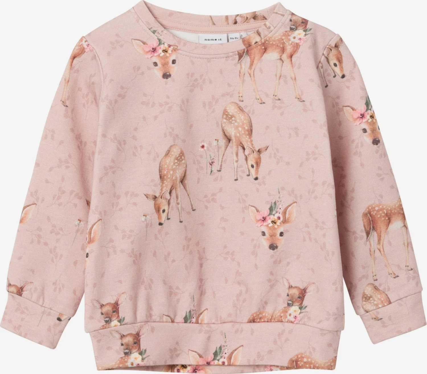 NAME IT Sweatwear Sweatshirt Obambi Kinderen Lichtroze 3 NAME IT Sweatwear Sweatshirt Obambi Kinderen Lichtroze