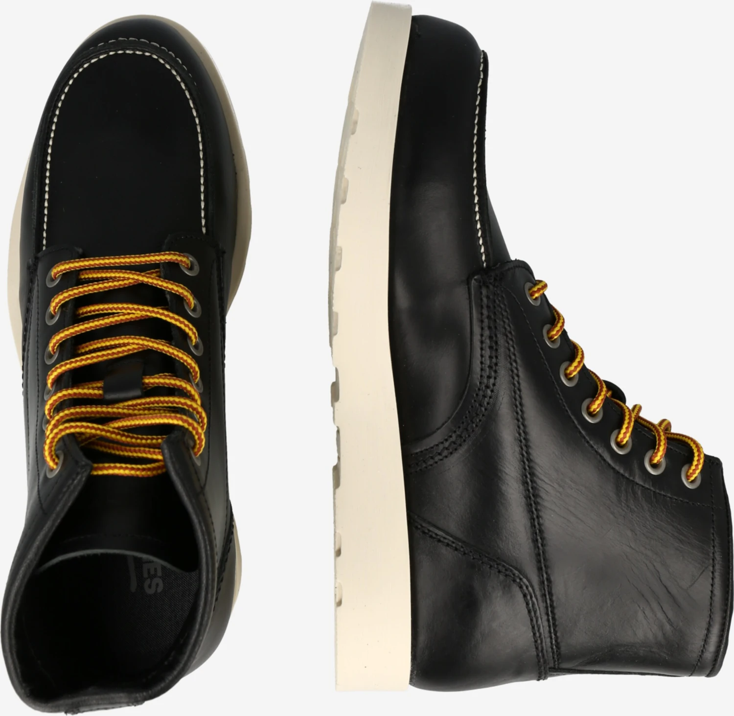 Jack & Jones Boots & Laarzen Veterboots Darwin Heren Zwart 4 Jack & Jones Boots & Laarzen Veterboots Darwin Heren Zwart - Afbeelding 2