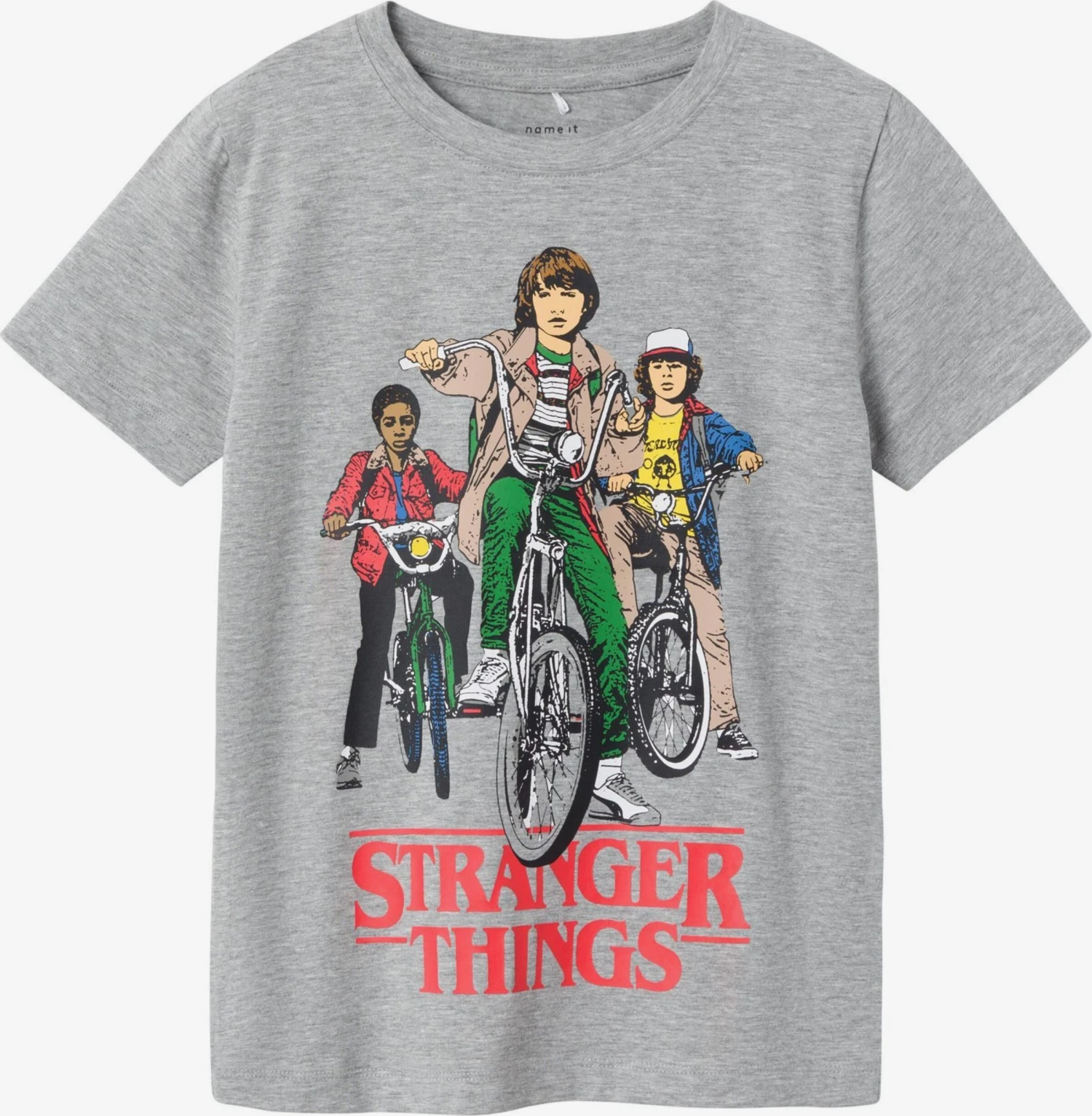 NAME IT T-shirts Shirt Kinderen Grijs Gemêleerd 3 NAME IT T-shirts Shirt Kinderen Grijs Gemêleerd