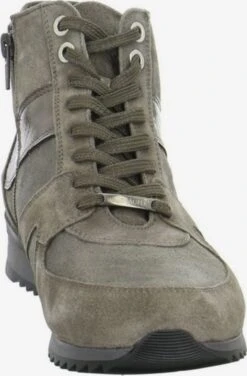 WALDLÄUFER Enkellaarsjes Veterlaarsjes Dames Taupe -Hummel Winkel b12ca2f69759b40f8cc44043187a5960