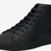 Hugo Hoge Sneakers Sneakers Hoog Zero Hito Heren Zwart
