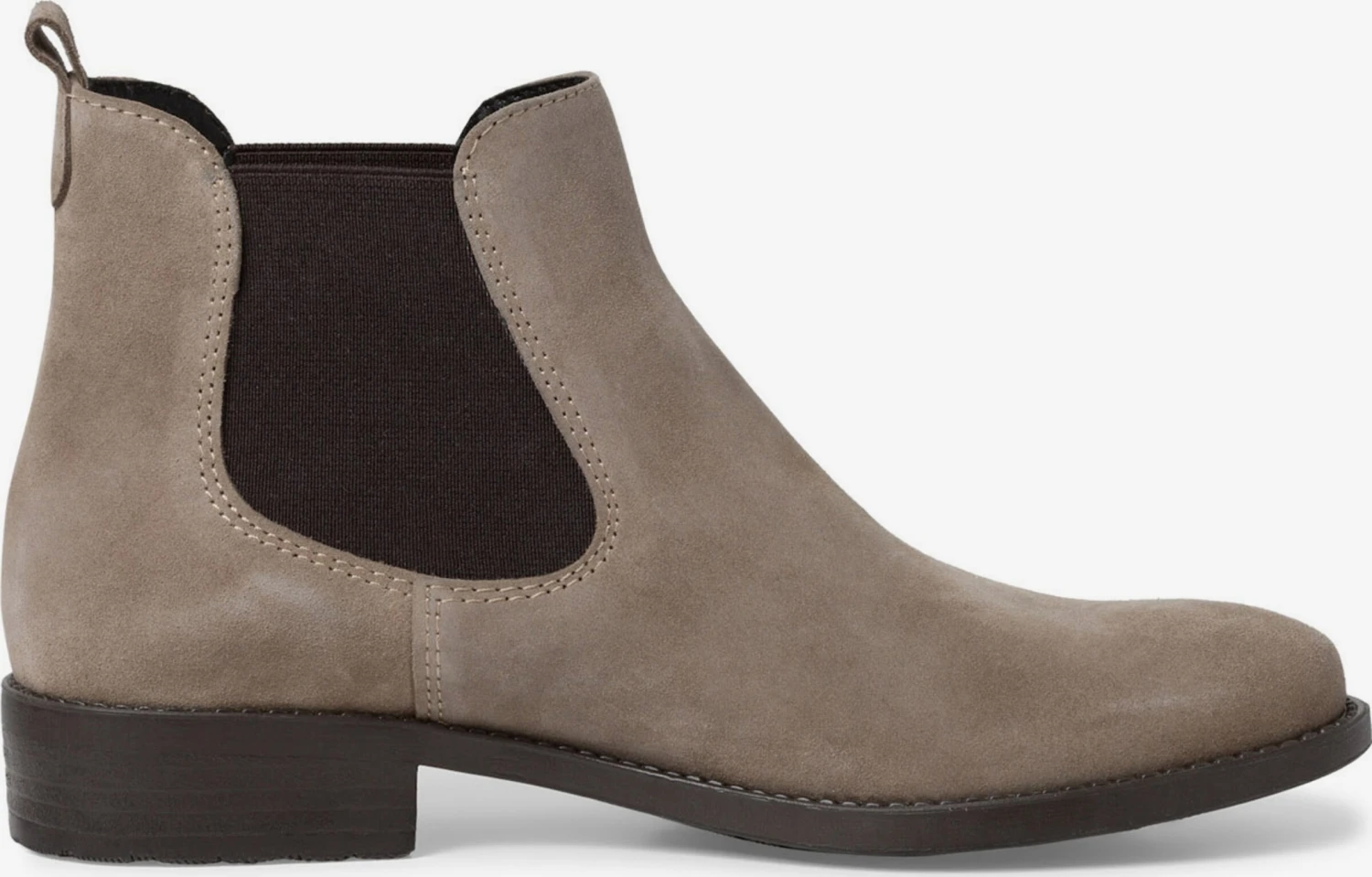 Tamaris Enkellaarsjes Chelsea Boots Dames Taupe 5 Tamaris Enkellaarsjes Chelsea Boots Dames Taupe - Afbeelding 3