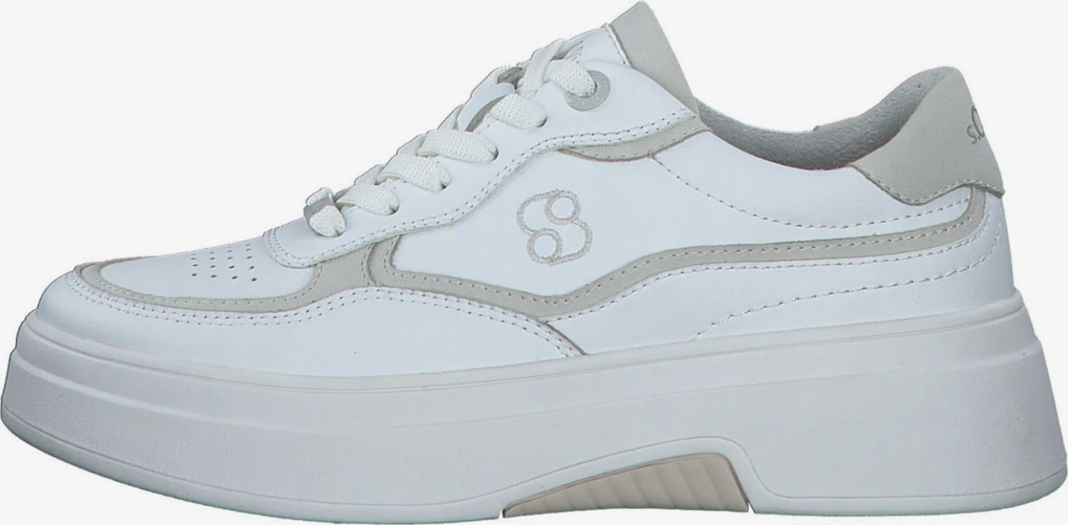 S.Oliver Casual Sneakers Sneakers Laag Dames Wit 4 S.Oliver Casual Sneakers Sneakers Laag Dames Wit - Afbeelding 2