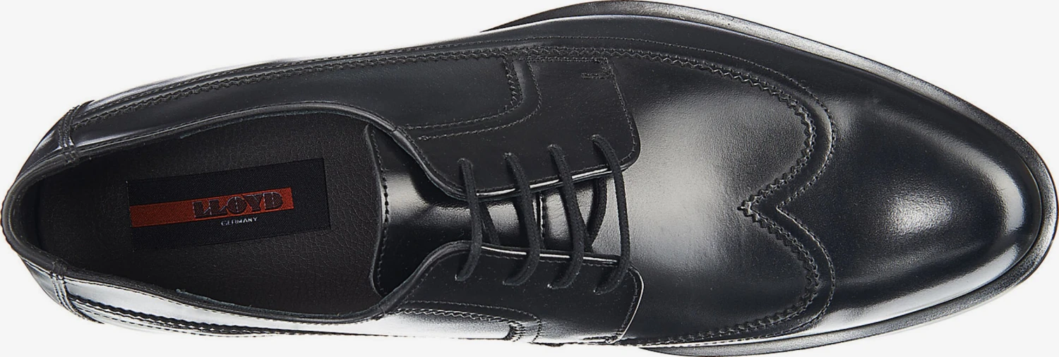 Lloyd Nette Schoenen Veterschoen Dijon Heren Zwart 8 Lloyd Nette Schoenen Veterschoen Dijon Heren Zwart - Afbeelding 6