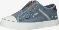 Mustang Slip-on Sneakers Slip-on Dames Duifblauw