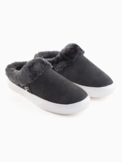 Minnetonka Pantoffels Huisschoenen Windy Dames Donkergrijs -Hummel Winkel b66fc5233734bc4eb05f48328b1656c7