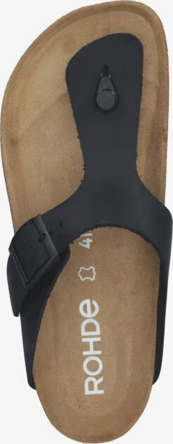 Rohde Slippers Teenslippers Grado Heren Zwart -Hummel Winkel b67948f78ae2fa676adef71e4c34ff53