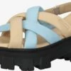 Sandalen Met Hak Sandalen Met Riem Dames Beige