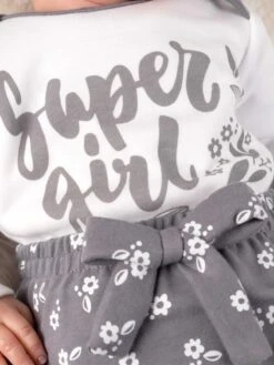 Rompers & Sets Set Kinderen Grijs / Wit -Hummel Winkel b6d9a709765bc7d865d2b3dfab6247c8