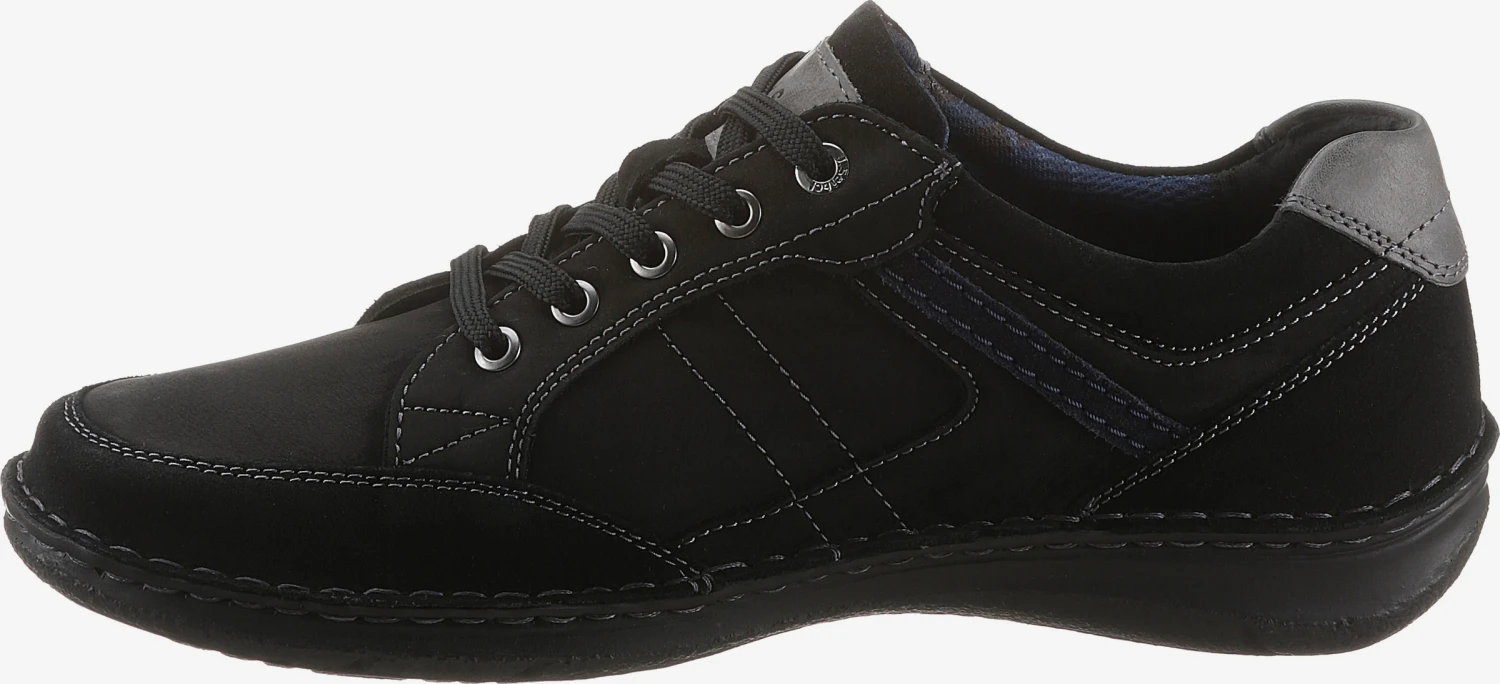 Josef Seibel Sportieve Veterschoenen Sportieve Veterschoen Anvers Heren Zwart 9 Josef Seibel Sportieve Veterschoenen Sportieve Veterschoen Anvers Heren Zwart - Afbeelding 7
