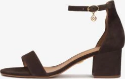 Kazar Sandalen Met Hak Sandaal Dames Donkerbruin