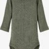 NAME IT Bodys Rompertje/body WANG Kinderen Donkergroen
