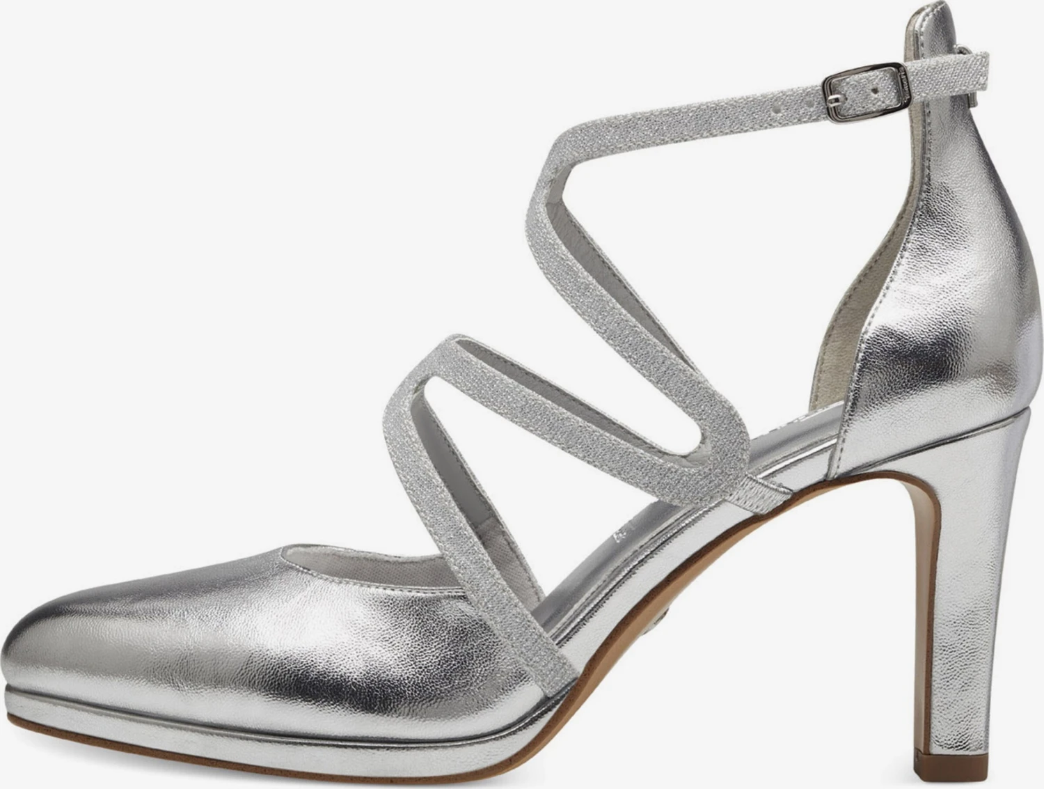 Tamaris Klassieke Pumps Pumps Dames Zilver 4 Tamaris Klassieke Pumps Pumps Dames Zilver - Afbeelding 2