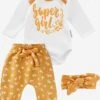 Rompers & Sets Set Kinderen Goudgeel