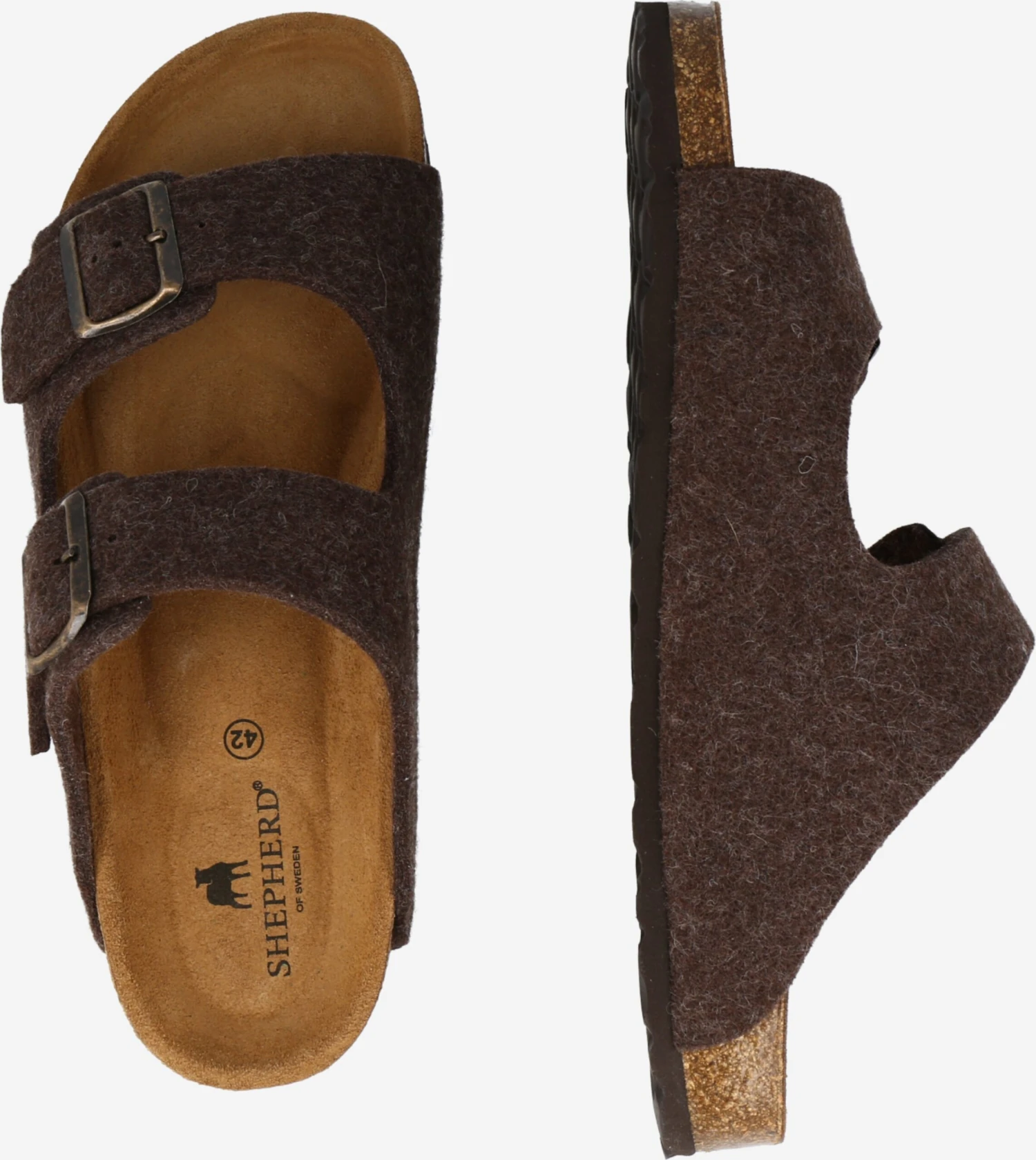 Shepherd Instappers Muiltjes Mikael Heren Bruin Gemêleerd 4 Shepherd Instappers Muiltjes Mikael Heren Bruin Gemêleerd - Afbeelding 2
