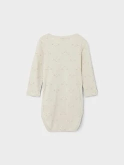 NAME IT Bodys Rompertje/body Rainy Day Kinderen Beige / Wit -Hummel Winkel ba3626c8b0b922ad69a13b9a26bb99e1