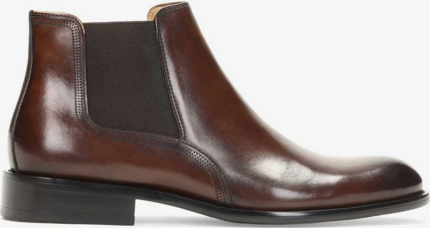 Kazar Enkelboots Chelsea Boots Heren Mokka / Donkerbruin 4 Kazar Enkelboots Chelsea Boots Heren Mokka / Donkerbruin - Afbeelding 2