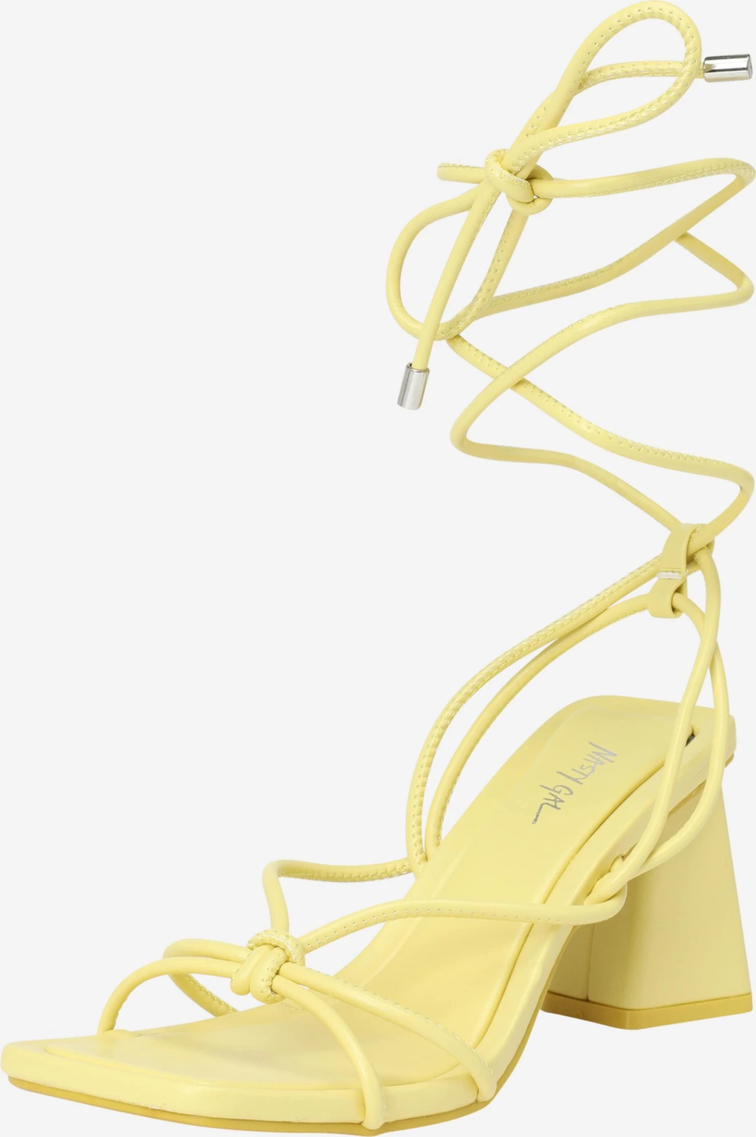 NASTY GAL Sandalen Met Hak Sandalen Met Riem Dames Geel 3 NASTY GAL Sandalen Met Hak Sandalen Met Riem Dames Geel