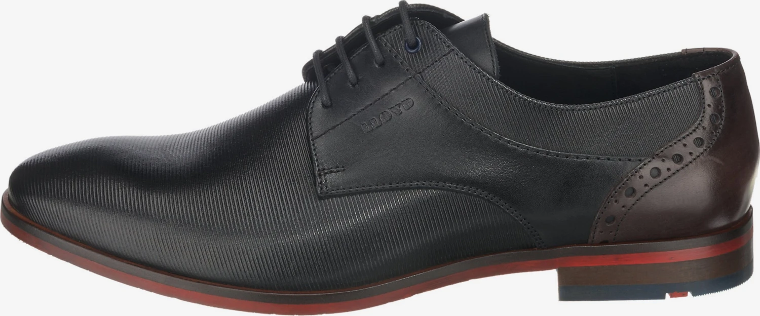 Lloyd Nette Schoenen Veterschoen Hamilton Heren Zwart 4 Lloyd Nette Schoenen Veterschoen Hamilton Heren Zwart - Afbeelding 2