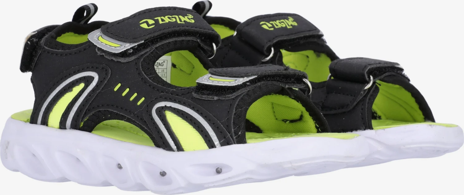 ZigZag Sandalen Open Schoenen Westlic Kinderen Zwart 6 ZigZag Sandalen Open Schoenen Westlic Kinderen Zwart - Afbeelding 4