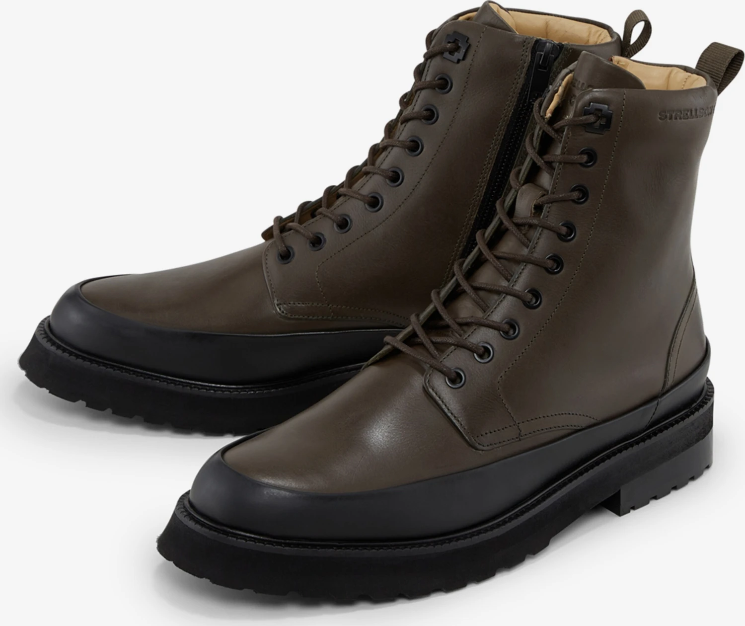 Strellson Boots & Laarzen Veterboots Heren Olijfgroen 4 Strellson Boots & Laarzen Veterboots Heren Olijfgroen - Afbeelding 2