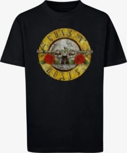 F4NT4STIC T-shirts Shirt Guns N Roses Kinderen Zwart