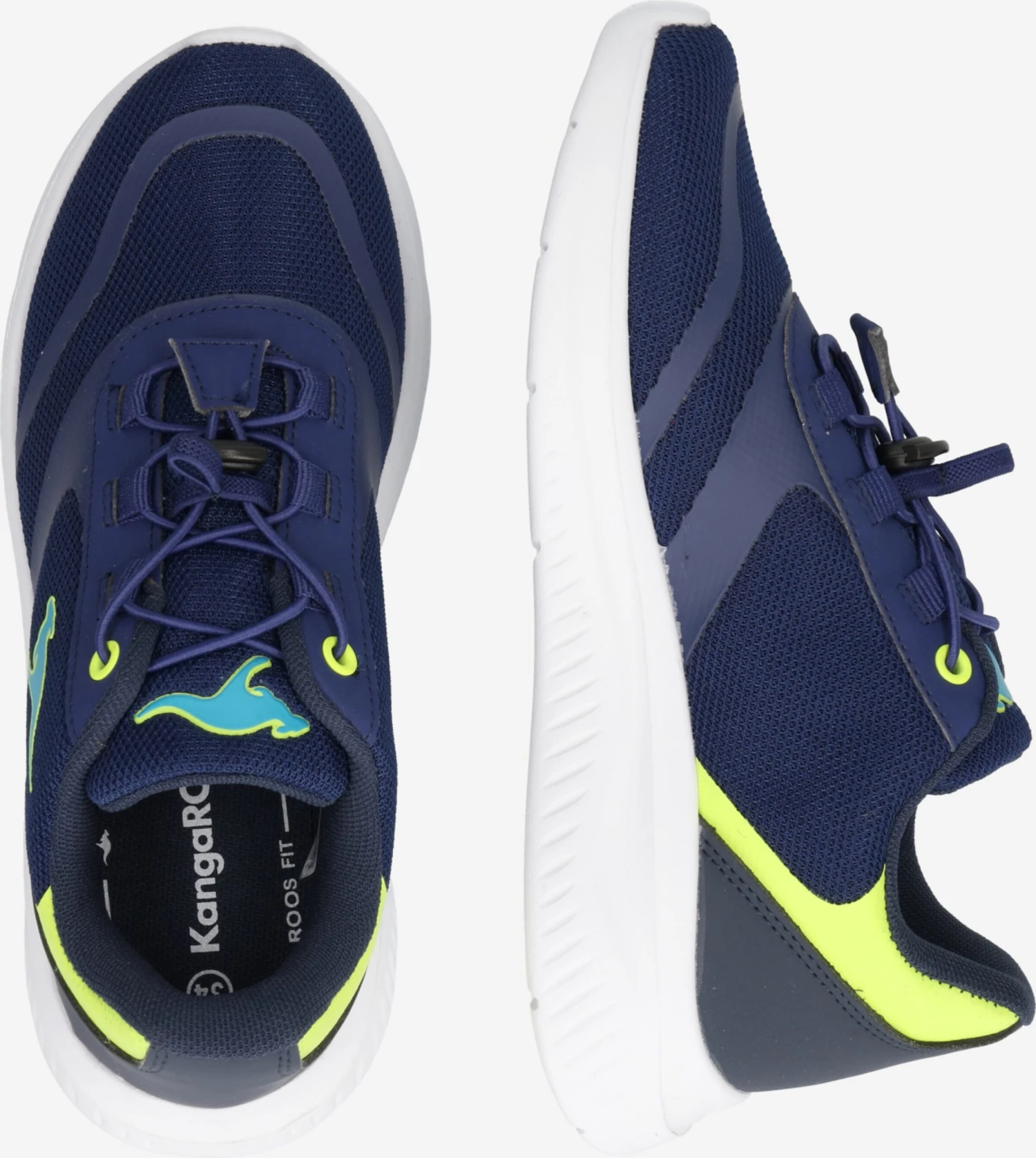 KangaRoos Schoenen Sneakers Kinderen Navy / Aqua 4 KangaRoos Schoenen Sneakers Kinderen Navy / Aqua - Afbeelding 2