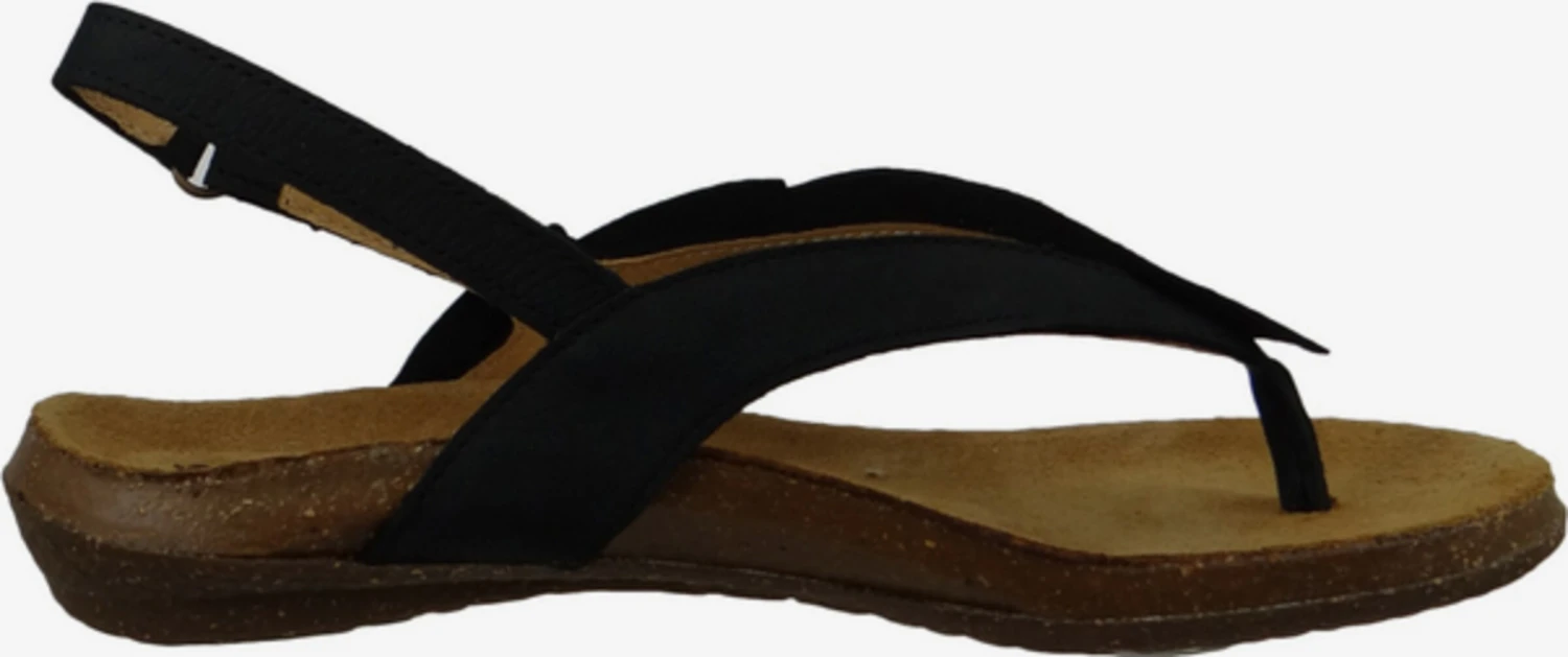 El Naturalista Slippers Teenslipper Dames Zwart 6 El Naturalista Slippers Teenslipper Dames Zwart - Afbeelding 4