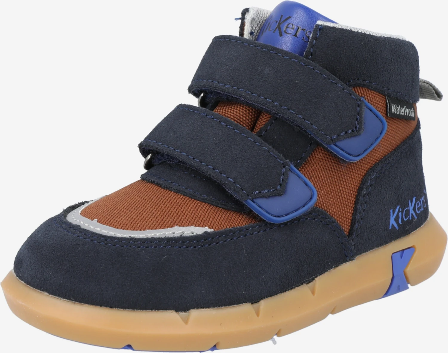 Kickers Schoenen Laarzen Kinderen Marine / Royal Blue/koningsblauw 3 Kickers Schoenen Laarzen Kinderen Marine / Royal Blue/koningsblauw