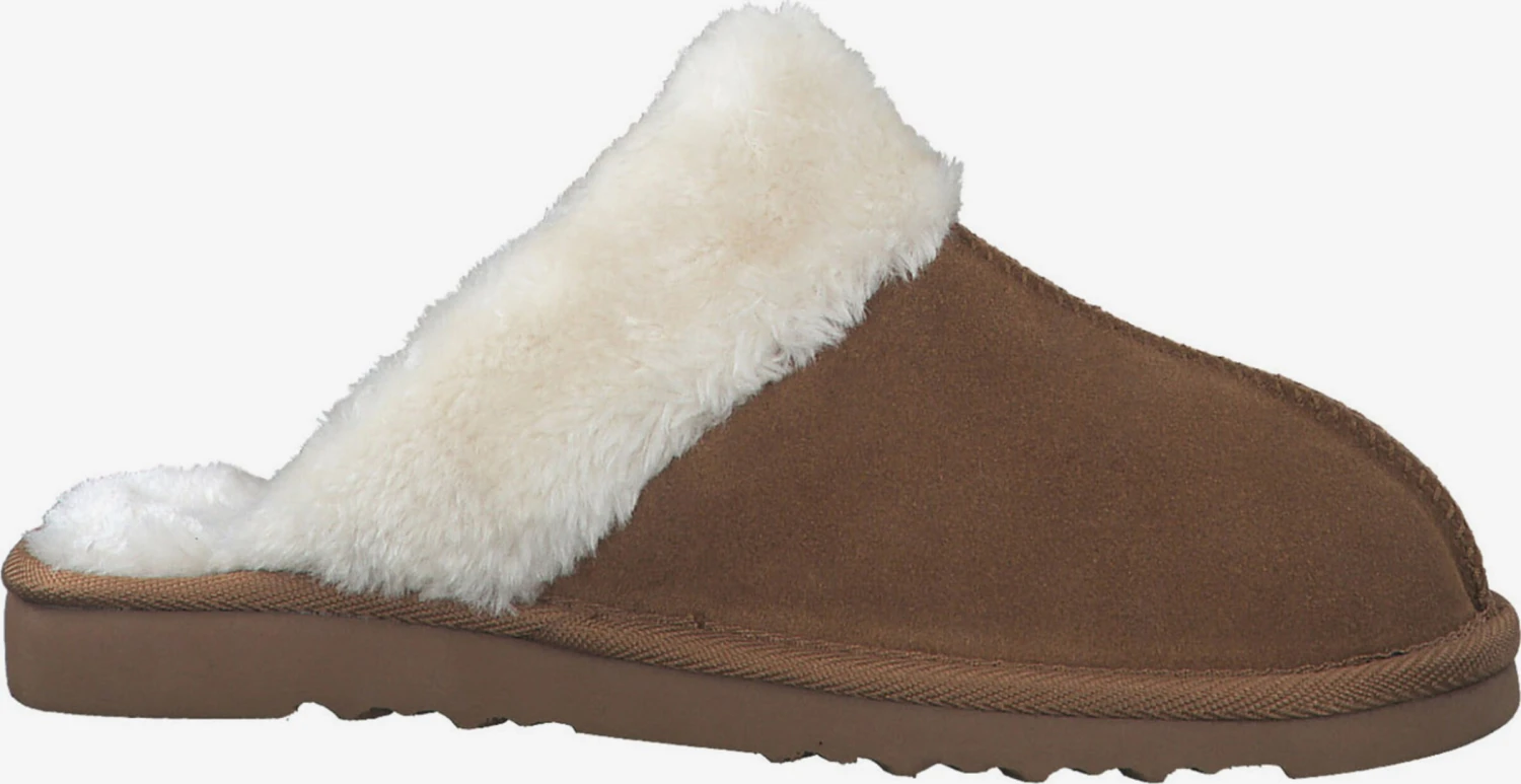 S.Oliver Pantoffels Huisschoenen Dames Donkerbruin 5 S.Oliver Pantoffels Huisschoenen Dames Donkerbruin - Afbeelding 3