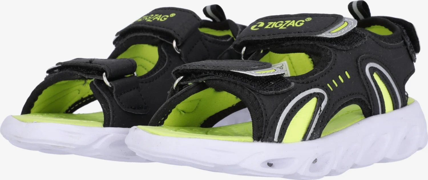 ZigZag Sandalen Open Schoenen Westlic Kinderen Zwart 5 ZigZag Sandalen Open Schoenen Westlic Kinderen Zwart - Afbeelding 3